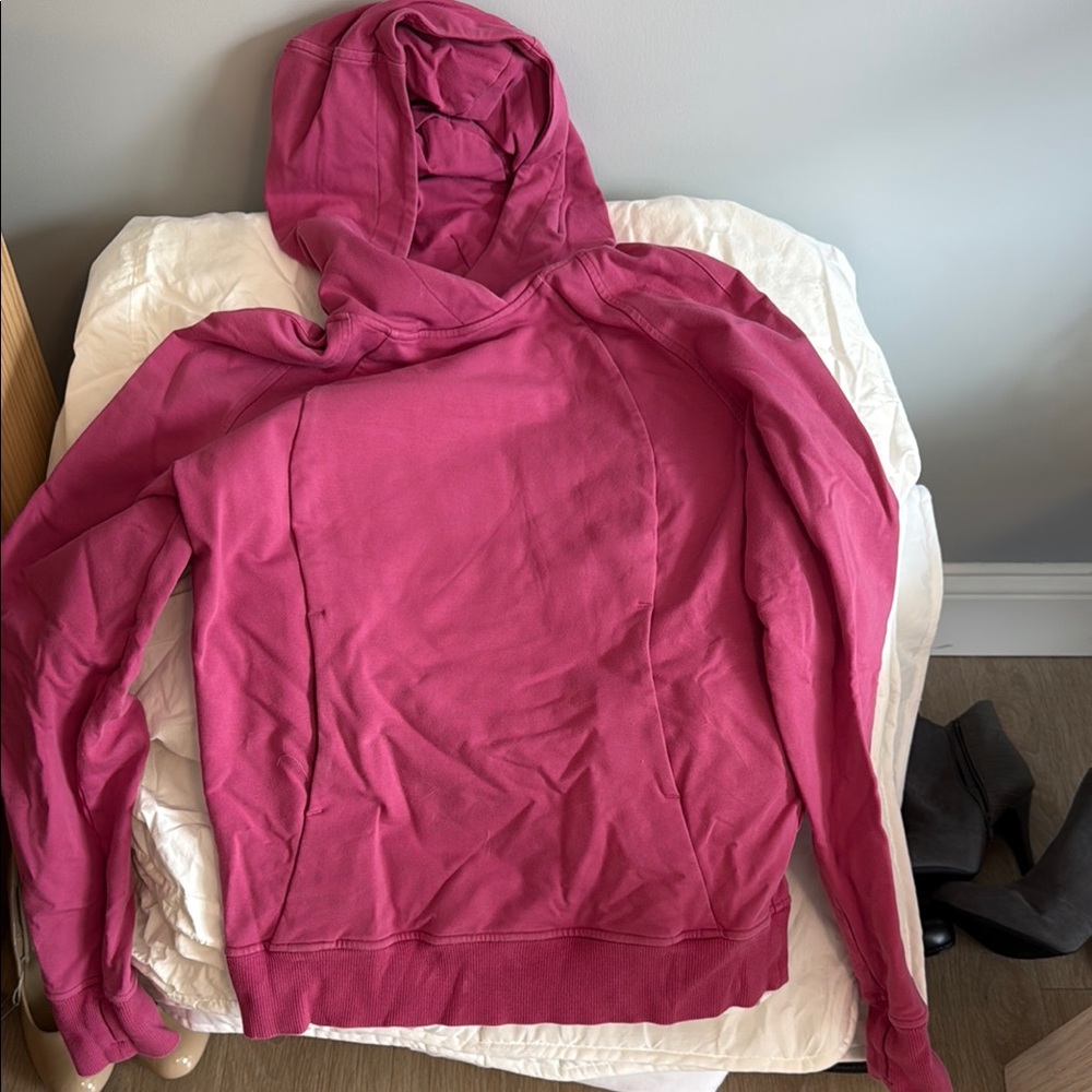 Lululemon Pink Hooded Sweatshirt